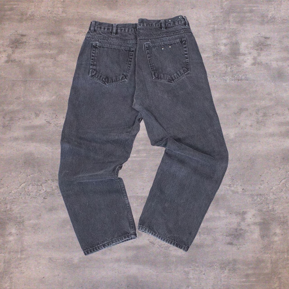 Vintage VTG 1990's Penmans Baggy Relax Fit Slim Black Denim Jeans Pant's